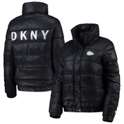 Kansas City Chiefs DKNY Sport Women's Julia Full-Button Puffer Jacket – Black