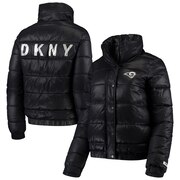 Add Los Angeles Rams DKNY Sport Women's Julia Full-Button Puffer Jacket – Black To Your NFL Collection