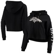 Add Denver Broncos DKNY Sport Women's Lydia Pullover Hoodie – Black To Your NFL Collection