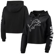 Add Detroit Lions DKNY Sport Women's Lydia Pullover Hoodie – Black To Your NFL Collection