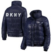 Add Seattle Seahawks DKNY Sport Women's Julia Full-Button Puffer Jacket – College Navy To Your NFL Collection