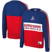 Add New England Patriots Mitchell & Ness Women's Leading Scorer Fleece Pullover Sweatshirt - Royal To Your NFL Collection