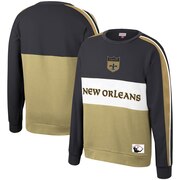 Add New Orleans Saints Mitchell & Ness Women's Leading Scorer Fleece Pullover Sweatshirt - Black To Your NFL Collection