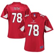 Add Brett Toth Arizona Cardinals NFL Pro Line Women's Player Jersey - Cardinal To Your NFL Collection