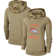 Add Denver Broncos Nike Women's 2019 Salute to Service Therma Pullover Hoodie - Khaki To Your NFL Collection