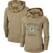 Add Green Bay Packers Nike Women's 2019 Salute to Service Therma Pullover Hoodie - Khaki To Your NFL Collection