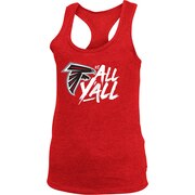 Add Atlanta Falcons New Era Women's All Y'all Tri-Blend Tank Top - Red To Your NFL Collection