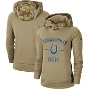 Add Indianapolis Colts Nike Women's 2019 Salute to Service Therma Pullover Hoodie - Khaki To Your NFL Collection