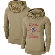 Add Atlanta Falcons Nike Women's 2019 Salute to Service Therma Pullover Hoodie - Khaki To Your NFL Collection