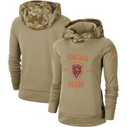 Add Chicago Bears Nike Women's 2019 Salute to Service Therma Pullover Hoodie - Khaki To Your NFL Collection