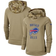 Add Buffalo Bills Nike Women's 2019 Salute to Service Therma Pullover Hoodie - Khaki To Your NFL Collection