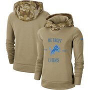 Add Detroit Lions Nike Women's 2019 Salute to Service Therma Pullover Hoodie - Khaki To Your NFL Collection