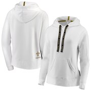 Add New Orleans Saints WEAR By Erin Andrews Women's Pullover Hoodie - White To Your NFL Collection