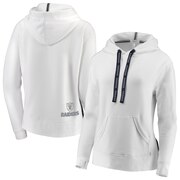 Add Oakland Raiders WEAR By Erin Andrews Women's Pullover Hoodie - White To Your NFL Collection