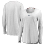 Add Denver Broncos WEAR By Erin Andrews Women's Thumbhole Long Sleeve T-Shirt - Heather Gray To Your NFL Collection