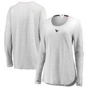 Add Houston Texans WEAR By Erin Andrews Women's Thumbhole Long Sleeve T-Shirt - Heather Gray To Your NFL Collection