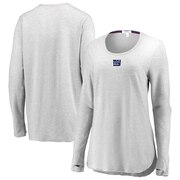 Add New York Giants WEAR By Erin Andrews Women's Thumbhole Long Sleeve T-Shirt - Heather Gray To Your NFL Collection