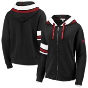 Add Arizona Cardinals WEAR By Erin Andrews Women's Full-Zip Trim Hoodie - Black To Your NFL Collection