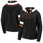 Add Washington Redskins WEAR By Erin Andrews Women's Full-Zip Trim Hoodie - Black To Your NFL Collection