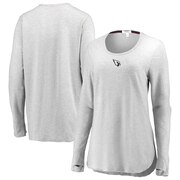 Add Arizona Cardinals WEAR By Erin Andrews Women's Thumbhole Long Sleeve T-Shirt - Heather Gray To Your NFL Collection