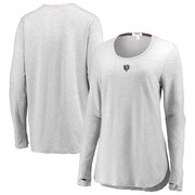 Add Chicago Bears WEAR By Erin Andrews Women's Thumbhole Long Sleeve T-Shirt - Heather Gray To Your NFL Collection