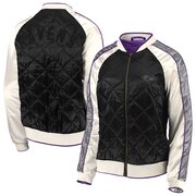 Add Baltimore Ravens WEAR By Erin Andrews Women's Quilted Full-Zip Bomber Jacket - Black To Your NFL Collection