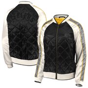 Add Pittsburgh Steelers WEAR By Erin Andrews Women's Quilted Full-Zip Bomber Jacket - Black To Your NFL Collection