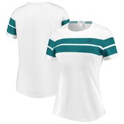 Add Miami Dolphins WEAR By Erin Andrews Women's T-Shirt - White To Your NFL Collection