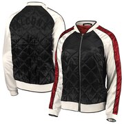 Add Atlanta Falcons WEAR By Erin Andrews Women's Quilted Full-Zip Bomber Jacket - Black To Your NFL Collection