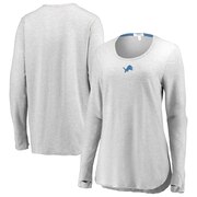 Add Detroit Lions WEAR By Erin Andrews Women's Thumbhole Long Sleeve T-Shirt - Heather Gray To Your NFL Collection