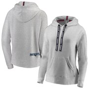 Add New England Patriots WEAR By Erin Andrews Women's Pullover Hoodie - Heather Gray To Your NFL Collection