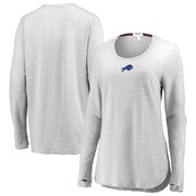 Add Buffalo Bills WEAR By Erin Andrews Women's Thumbhole Long Sleeve T-Shirt - Heather Gray To Your NFL Collection