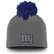 Add New York Giants NFL Pro Line by Fanatics Branded Women's Marled Tech Slouch Knit Beanie - Heathered Gray To Your NFL Collection