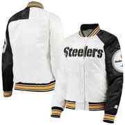 Add Pittsburgh Steelers Starter Women's Hometown Satin Full-Snap Jacket - White/Black To Your NFL Collection