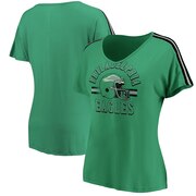 Add Philadelphia Eagles Fanatics Branded Women's Old Timer V-Neck T-Shirt - Kelly Green To Your NFL Collection