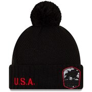 Add Buffalo Bills New Era Women's 2019 Salute to Service Cuffed Pom Knit Hat - Black To Your NFL Collection