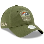 Add Denver Broncos New Era Women's 2019 Salute to Service Sideline 9TWENTY Adjustable Hat - Olive To Your NFL Collection