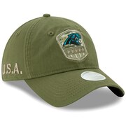 Add Carolina Panthers New Era Women's 2019 Salute to Service Sideline 9TWENTY Adjustable Hat - Olive To Your NFL Collection
