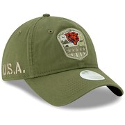 Add Chicago Bears New Era Women's 2019 Salute to Service Sideline 9TWENTY Adjustable Hat - Olive To Your NFL Collection