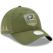 Philadelphia Eagles New Era Women's 2019 Salute to Service Sideline 9TWENTY Adjustable Hat - Olive