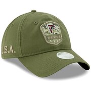 Add Atlanta Falcons New Era Women's 2019 Salute to Service Sideline 9TWENTY Adjustable Hat - Olive To Your NFL Collection