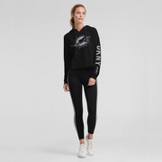 Add Miami Dolphins DKNY Sport Women's Lydia Pullover Hoodie – Black To Your NFL Collection