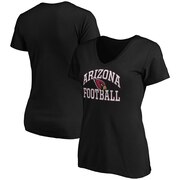 Add Arizona Cardinals Majestic Women's Showtime Franchise Fit V-Neck T-Shirt - Black To Your NFL Collection