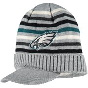 Add Philadelphia Eagles Touch by Alyssa Milano Women's Warm Up Striped Cadet Knit Hat – Heathered Gray To Your NFL Collection