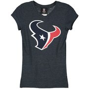 Add Houston Texans 5th & Ocean by New Era Girls Youth Basic Logo Tri-Blend V-Neck T-Shirt - Navy Blue To Your NFL Collection