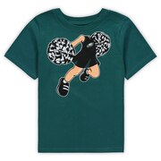 Add Philadelphia Eagles Girls Toddler Pom Pom Cheer T-Shirt - Midnight Green To Your NFL Collection