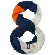 Add Denver Broncos Women's Color Block Knit Infinity Scarf To Your NFL Collection