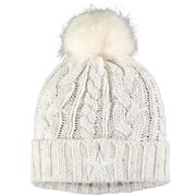 Add Dallas Cowboys New Era Women's Cuffed Knit Hat with Fuzzy Pom - Cream To Your NFL Collection
