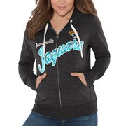 Add Jacksonville Jaguars Touch by Alyssa Milano Women's All American Full-Zip Hoodie - Black To Your NFL Collection