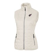 Add Arizona Cardinals Cutter & Buck Women's Americana Rainier Full-Zip Vest - White To Your NFL Collection